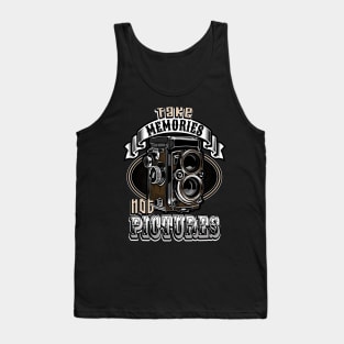 Vintage Analog Camera Photographer Tank Top